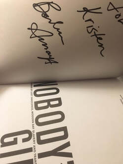 Barbara Amaya's signature inside book